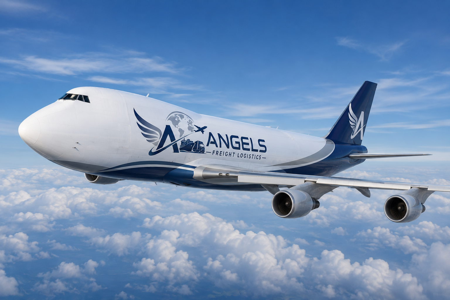 Air freight operations handled by Angels Freight Logistics